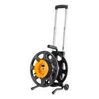 サンワサプライ ケーブルリール(伸縮ハンドル、キャスター付き) LAN-TL21 1個