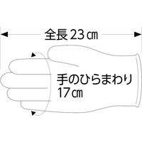 【使いきりビニール手袋】 ショーワグローブ ナイスハンドきれいな手つかいきりグローブ ビニール 粉なし S 1箱（100枚入）