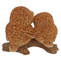 紅石 フクロウ（親子）　ＱＹー２２２　1個（直送品）