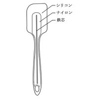 フライングソーサー FlyingSaucer （フライングソーサー） クッキングスパチュラ　スリム青 FS7039017 1個（直送品）