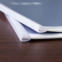 アスクル レール式クリアーホルダー 20枚とじ(名刺スリット入り) 93349 1袋(10冊入) オリジナル（わけあり品）