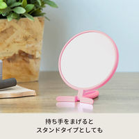 永井興産 手鏡 BALLOON バルーン 幅120×奥行12×高さ208mm パステルピンク NK-295PPK-24 １セット（24個入）（直送品）