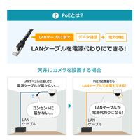 サンワサプライ ギガビット対応PoEスイッチングハブ(8ポート) LAN-GIGAPOE82 1個（直送品）