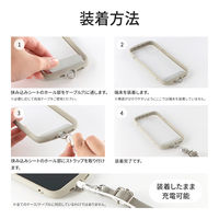 MSソリューションズ スマートフォン(汎用) ショルダーストラップ PUレザータイプ カーキ LN-SS02KA 1個