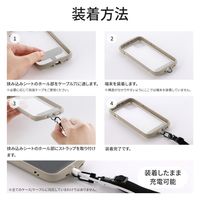 MSソリューションズ スマートフォン(汎用) ネックストラップ 平紐タイプ ブラック LN-NS01BK 1個