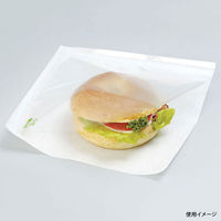 バーガー袋 カトラバーガー袋 No.23 無地 2000枚(100×20) 0564060 1ケース(2000枚入(100枚×20袋))（直送品）
