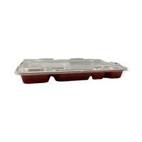 福助工業 仕出弁当 KP KP-20D(ダイヤカット) のせ蓋付 120枚(20×6) 571431 1ケース(120枚入(20枚×6袋))（直送品）