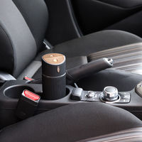 東洋ケース 加湿器 320ml 抗菌 卓上 超音波式 USB給電 アロマ パルテ LED ブラック 369429 1個（直送品）