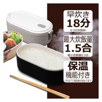 ダイアモンドヘッド 弁当箱型炊飯器 RM-110TE（WH） 1個（直送品）