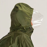 アクセス リュックインレインコート ライトグレー ARG211LGL-L 1セット