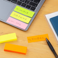 コクヨ タックメモ 蛍光色 付箋 74×25mm 橙 100枚 メ-1303-YR 1パック(2冊)