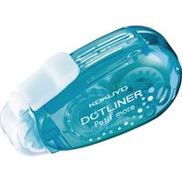 コクヨ テープのり ドットライナープチモア 使いきり 水色 しっかり貼るタイプ タ-D920-06LB 1個