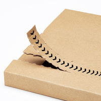 アスクル 「現場のチカラ」薄型ダンボールケース 310×226×25mm 1セット（100枚：10枚入×10パック）  オリジナル