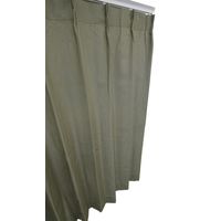 コルネ 既製カーテン ドゥニーム 幅1000×長さ2000mm ダークグリーン G1044 1枚（直送品）