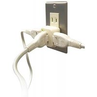 ヤザワコーポレーション スーパー雷サージ付トリプルタップ 3個口 白 Y02THK300WH 1個