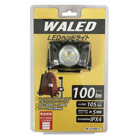 オーム電機 LEDヘッドライト IPX4 100lm 単4x3 調光 角度調節 LC-SYW1-K 1個