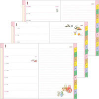 ポケットダイアリー<B6> カーニバル柄 27689006 デザインフィル（直送品）