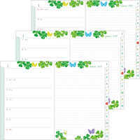 ポケットダイアリー<B6> クローバー柄 27694006 デザインフィル（直送品）