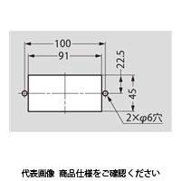 スガツネ工業 チタン製掘込取手 HHーAS2ーTI HH-AS2-TI 1セット(2個)（直送品）