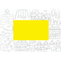 おふろ用おえかきシート ぬりえ KFOS-NUR 1個 日本理化学工業（直送品）