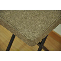 エイ・アイ・エス 折畳座厚チェア(背付き) ブラウン AATN-20 BR 1脚（直送品）