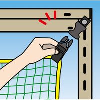 日本緑十字社 防災ネット 落ちないくんII 24-6721-00 1個