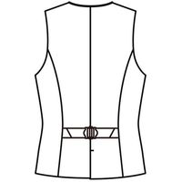 レディスベスト 15号 ブルー系 GVEL-1862-K5 サーヴォ（旧サンペックスイスト）（直送品）