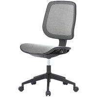 【車上渡し】SEKI Breezeチェア（ブリーズチェア） オールメッシュタイプ ホワイトストライプ 1脚 （357-9834）（直送品）