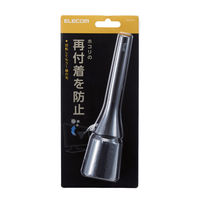 エレコム クリーニングブラシ/回転タイプ/2種類の毛/除電/ブラック KBR-013AS 1個