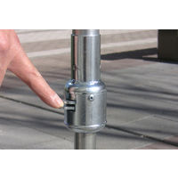 ogawa（オガワ） 集会用テント CJ式H型 新伸縮フレーム 2号 イエロー×ホワイト　屋根幕セット 6882-32（直送品）