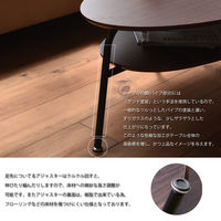B.Bファニシング センターテーブル ダークブラウン 幅900×奥行500×高さ360mm TAS-0022DBR 1台（直送品）