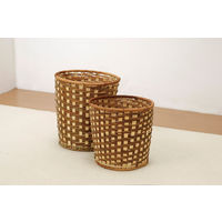 ファミリー・ライフ 人工観葉植物 2点セット（ベンジャミン&幸福の木） 幅700×奥行200×高さ1400mm（直送品）