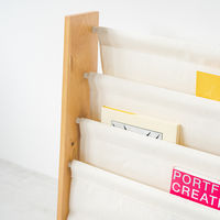 永井興産 キャンバスマガジンラックW BR NK-812 1台