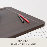 永井興産 ガス圧昇降テーブル BR（ブラウン）幅800×奥行400×高さ650～950mm　NK-518　1台（直送品）