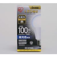 アイリスオーヤマ LED電球 E26 広配光タイプ 昼光色 100形相当(1600lm) LDA14D-G-10T5 1個