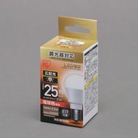 アイリスオーヤマ LED電球 E17 調光 広配光タイプ 電球色 25形相当(23 LDA3L-G-E17/D-2V3 1個