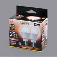 アイリスオーヤマ LED電球 E17 広配光タイプ 2P 電球色 25形相当(230lm) LDA2L-G-E17-2T52P 1個