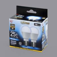 アイリスオーヤマ LED電球 E17 広配光タイプ 2P 昼白色 25形相当(230lm) LDA2N-G-E17-2T52P 1個