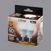 アイリスオーヤマ LED電球 E17 電球色 60形相当（760ｌm）  広配光  LDA8L-G-E17-6T52P  1箱（2個入）
