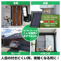 朝日電器 ソーラー式センサーライト1灯 ESL-311SL 1個