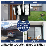 朝日電器 乾電池式センサーライト3灯 ESL-313DC 1個