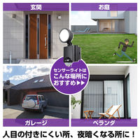 朝日電器 LEDセンサーライト1灯 ESL-SS801AC 1個