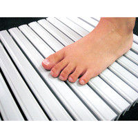 シマブン プール用樹脂グレーチングノンスリップタイプ 直線用 GRP-25W150-S（直送品）