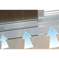 シマブン 排水ユニット樹脂グレーチング 深型 非防水縦引き HRFT-15L1800-C（直送品）