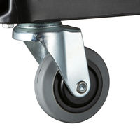 【台車】 アスクル 「現場のチカラ」 小型樹脂折りたたみ台車静音 ブラック 1台  オリジナル