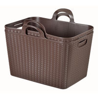 【荷物入れ】アミーゴ バケット ブラウン 1個 ヒマラヤ化学工業所