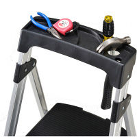 【踏み台】 ピカコーポレイション アルミ合金 上枠付踏台 3段 AS-3T 1台