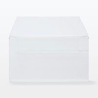 【まとめ買いセット】無印良品 アクリル仕切棚 小 約幅26×奥行17.5×高さ10cm 1セット（6個） 良品計画