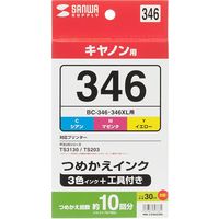キヤノン（Canon）用 詰め替えインク INK-C346S30S C/M/Y 1個（直送品）