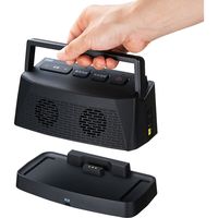 サンワサプライ テレビ用ワイヤレススピーカー MM-SPTV2BK 1個（直送品）